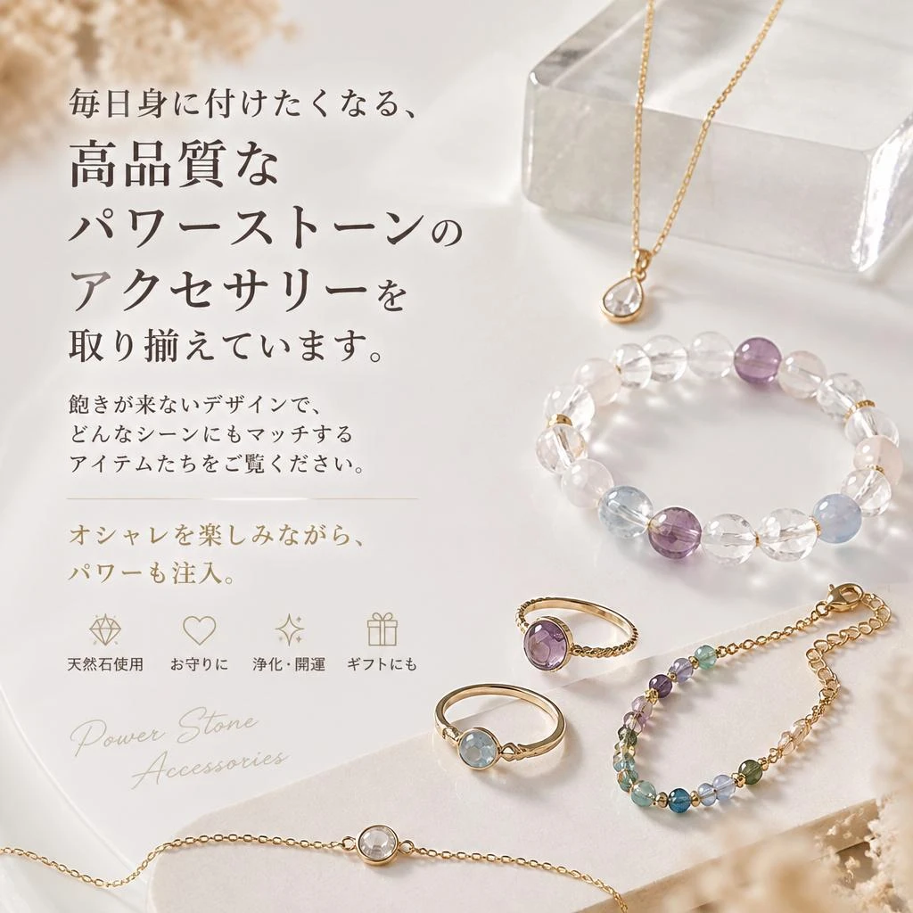 おしゃれで機能的なアクセサリー