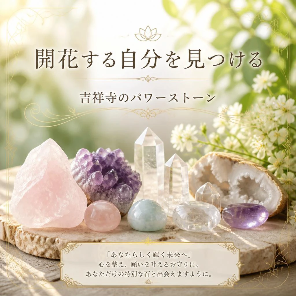 開花する自分を見つける、吉祥寺のパワーストーン