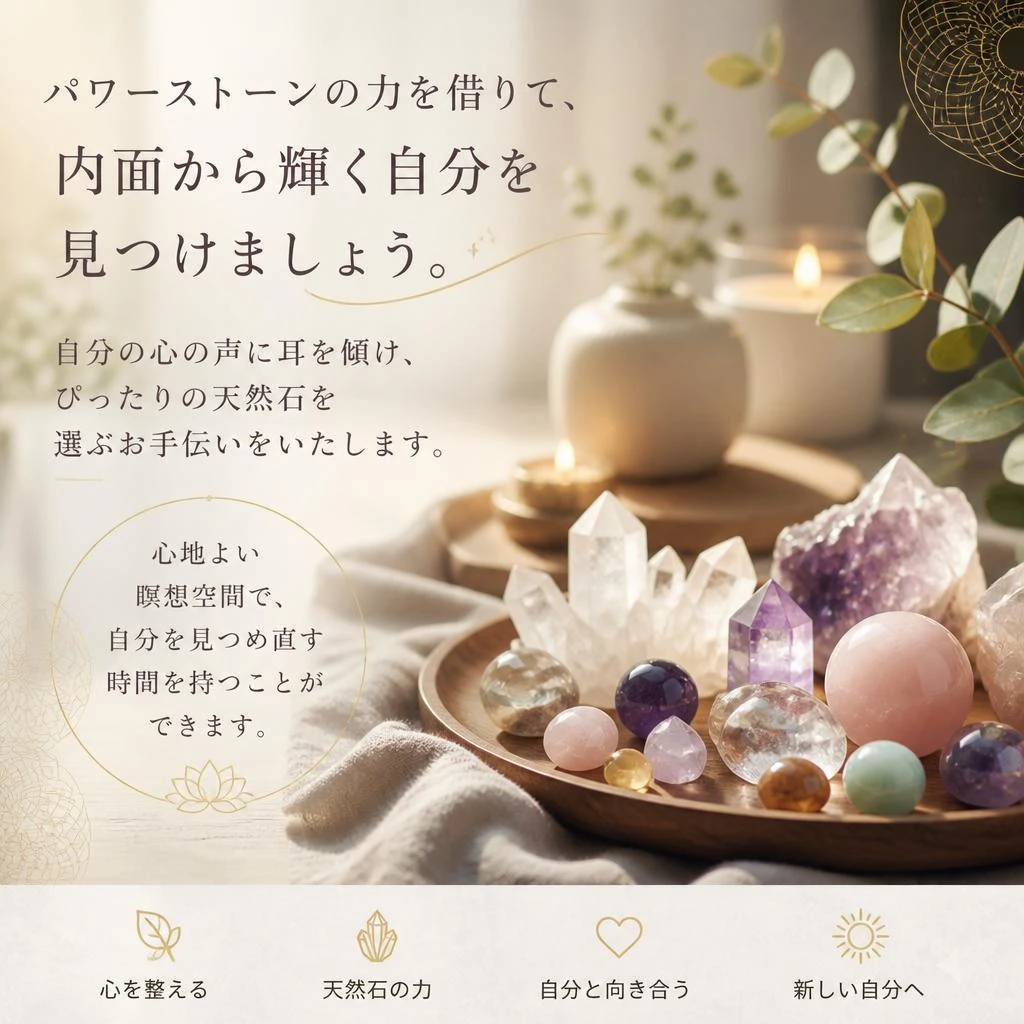 パワーストーンで開花するあなたの魅力