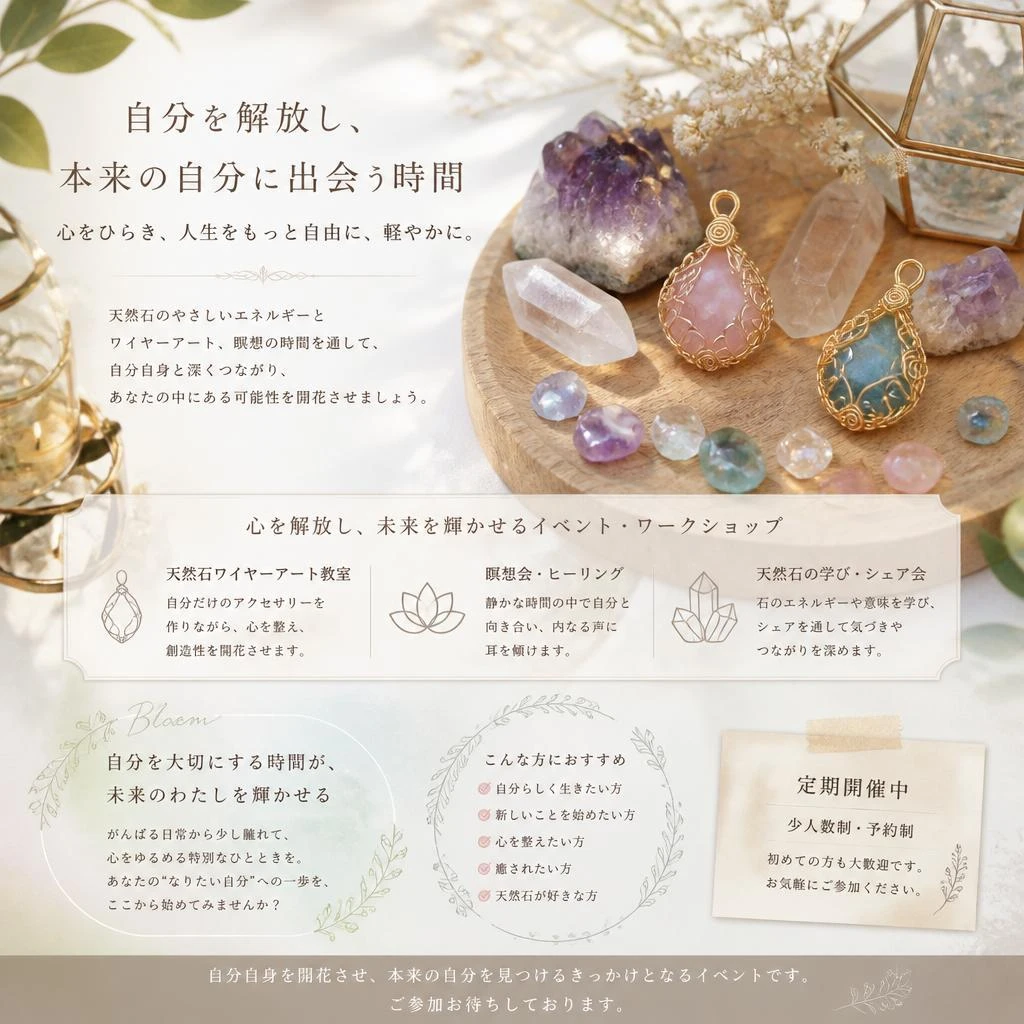 参加しやすいワークショップとイベント
