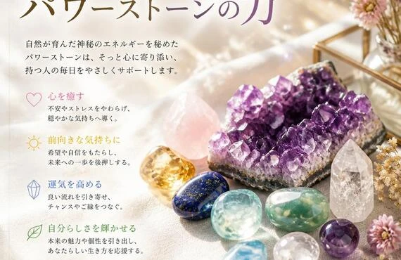 あなたの人生に寄り添うパワーストーンの力