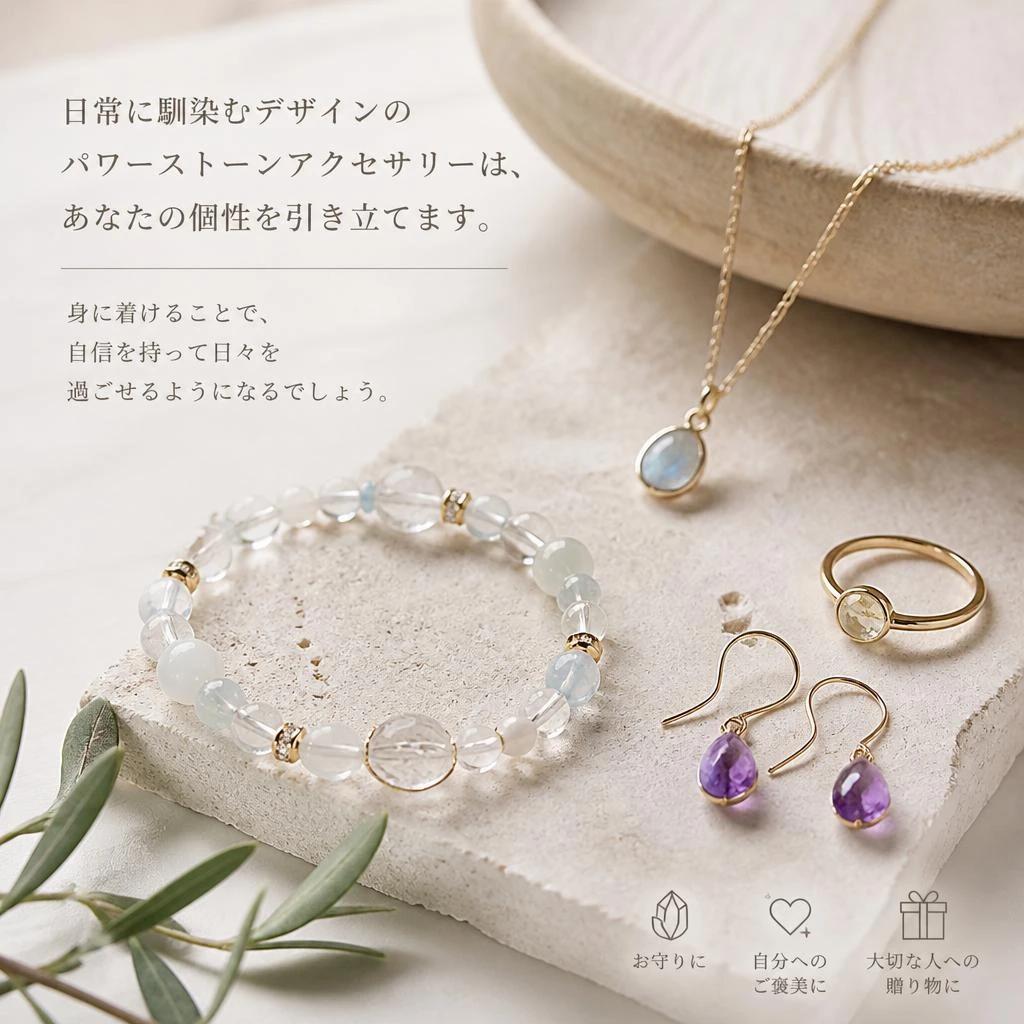 おしゃれなアクセサリーで自己表現
