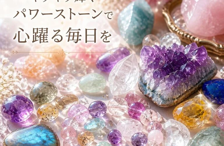キラキラ輝くパワーストーンで心躍る毎日を