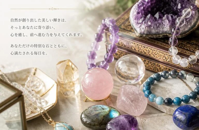 神秘の力を宿したパワーストーンで日常を彩る