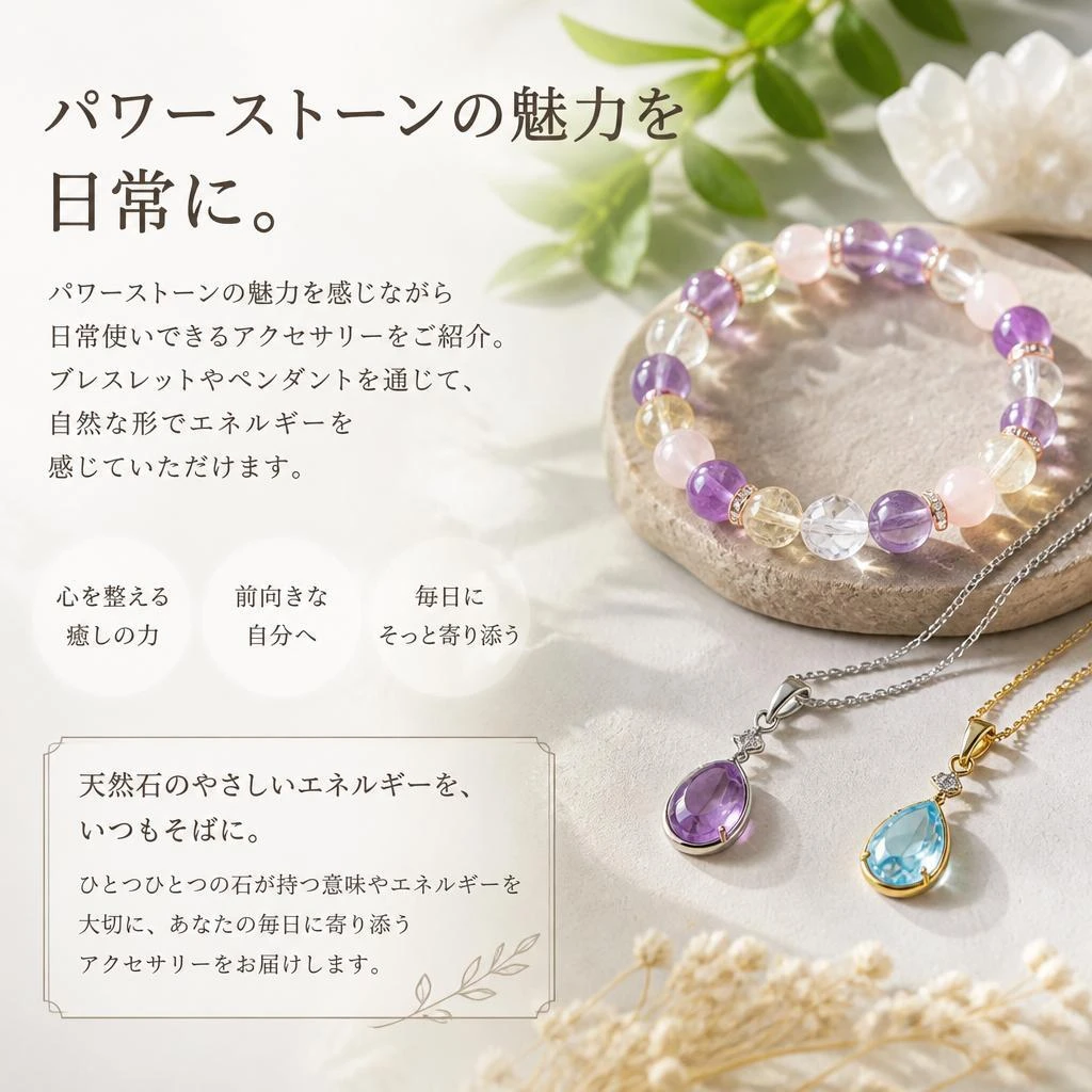 身近に取り入れやすいアクセサリー